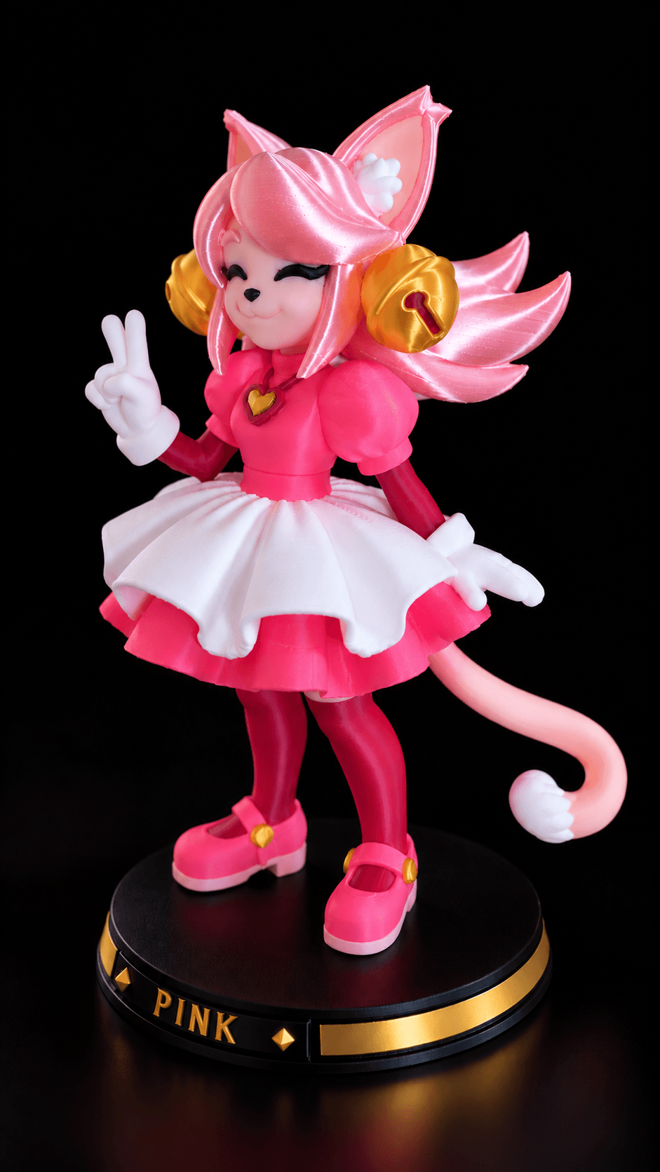 Figurine Pink - Deltarune 🩷 — impression 3D, La Cale aux Trésors